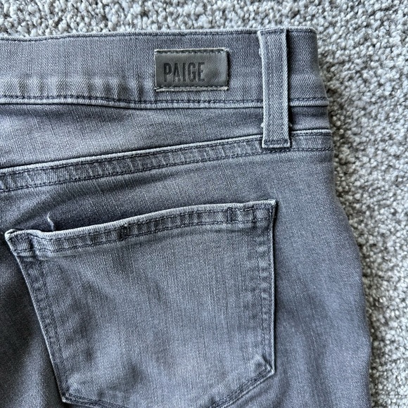 Paige Transcend Verdugo ultra skinny grey silvie maternity jeans 25 - Picture 6 of 9